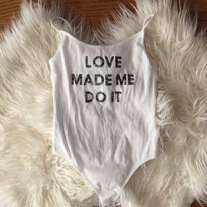 Love Made Me Do It Bodysuit